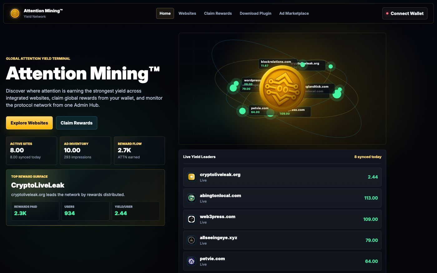Attention Mining™ interface
